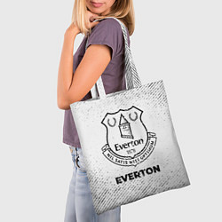 Сумка-шопер Everton с потертостями на светлом фоне, цвет: 3D-принт — фото 2