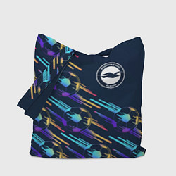 Сумка-шопер Brighton градиентные мячи, цвет: 3D-принт