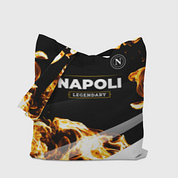 Сумка-шопер Napoli legendary sport fire, цвет: 3D-принт
