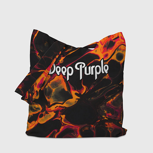 Сумка-шоппер Deep Purple red lava / 3D-принт – фото 1