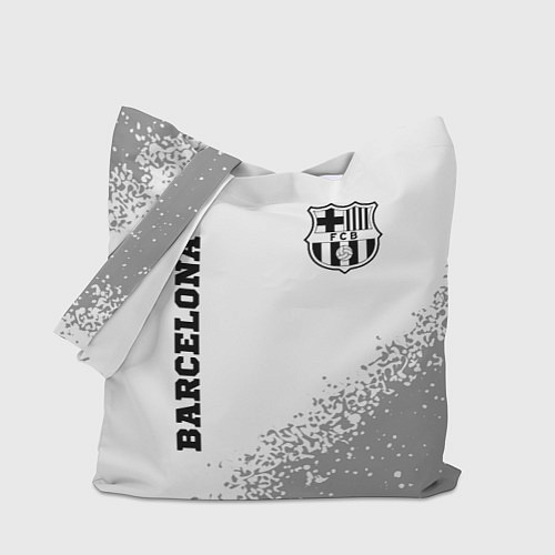 Сумка-шоппер Barcelona sport на светлом фоне вертикально / 3D-принт – фото 1