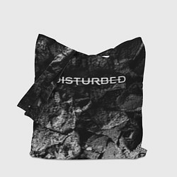 Сумка-шопер Disturbed black graphite, цвет: 3D-принт