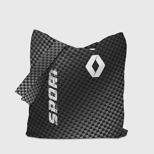 Сумка-шоппер Renault sport carbon / 3D-принт – фото 1