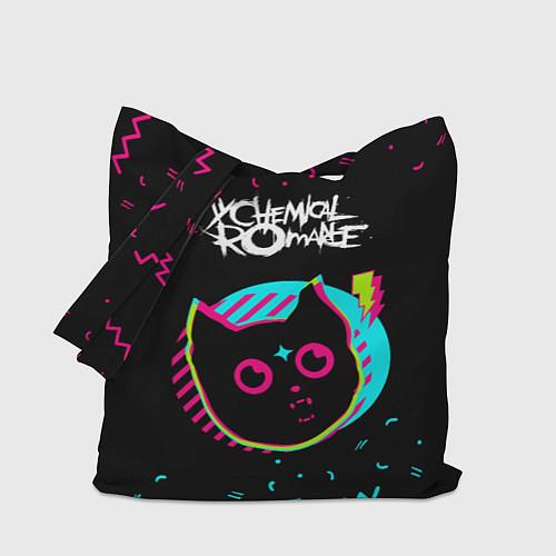 Сумка-шоппер My Chemical Romance - rock star cat / 3D-принт – фото 1