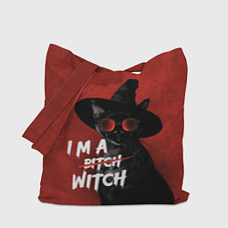 Сумка-шопер I am witch, цвет: 3D-принт