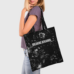 Сумка-шопер Breaking Benjamin black ice, цвет: 3D-принт — фото 2