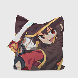 Сумка-шопер Konosuba Мэгумин cute, цвет: 3D-принт