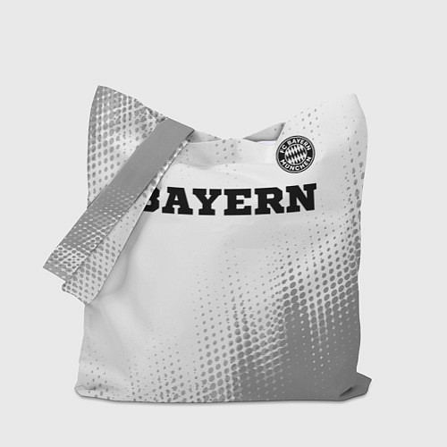 Сумка-шоппер Bayern sport на светлом фоне посередине / 3D-принт – фото 1