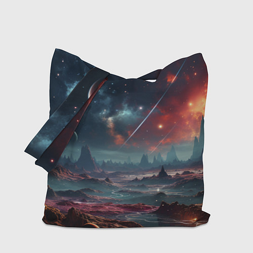 Сумка-шоппер Фантастическая планета / 3D-принт – фото 1