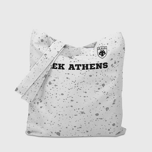 Сумка-шоппер AEK Athens sport на светлом фоне посередине / 3D-принт – фото 1