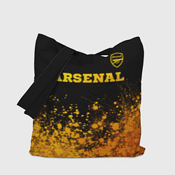 Сумка-шоппер Arsenal - gold gradient посередине