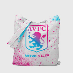 Сумка-шоппер Aston Villa neon gradient style