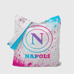 Сумка-шопер Napoli neon gradient style, цвет: 3D-принт