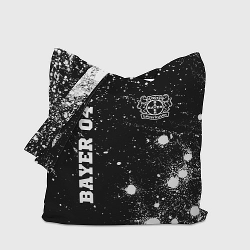 Сумка-шоппер Bayer 04 sport на темном фоне вертикально / 3D-принт – фото 1