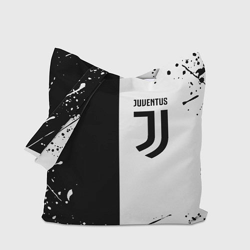 Сумка-шоппер Juventus краски текстура спорт / 3D-принт – фото 1