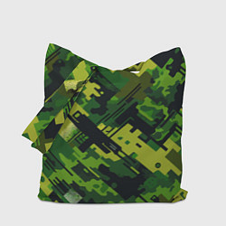 Сумка-шопер Camouflage - pattern ai art, цвет: 3D-принт