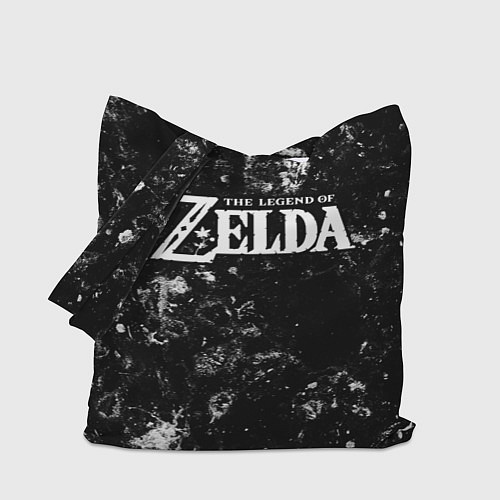 Сумка-шоппер Zelda black ice / 3D-принт – фото 1