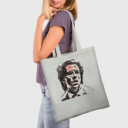 Сумка-шопер Патрик Бэйтман, цвет: 3D-принт — фото 2