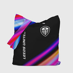 Сумка-шопер Leeds United speed game lights, цвет: 3D-принт