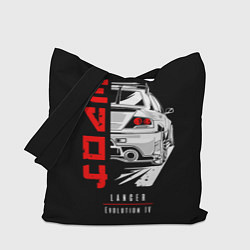 Сумка-шопер Mitsubishi Lancer - Evolution 4, цвет: 3D-принт