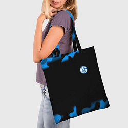 Сумка-шопер Schalke 04 fc camo, цвет: 3D-принт — фото 2