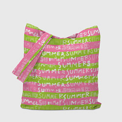 Сумка-шопер Summer pattern, цвет: 3D-принт