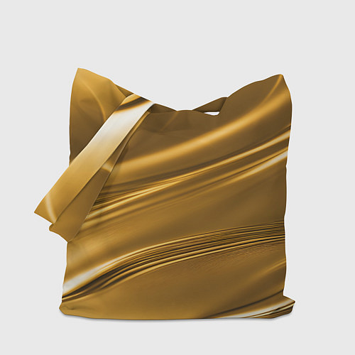 Сумка-шоппер Золотой сплав абстрактная текстура / 3D-принт – фото 1