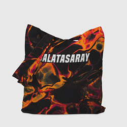 Сумка-шопер Galatasaray red lava, цвет: 3D-принт