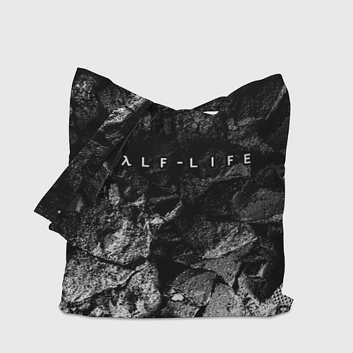 Сумка-шоппер Half-Life black graphite / 3D-принт – фото 1