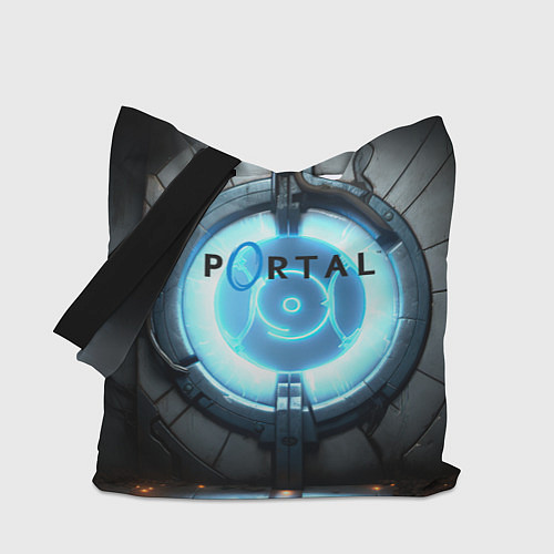 Сумка-шоппер Portal logo game / 3D-принт – фото 1