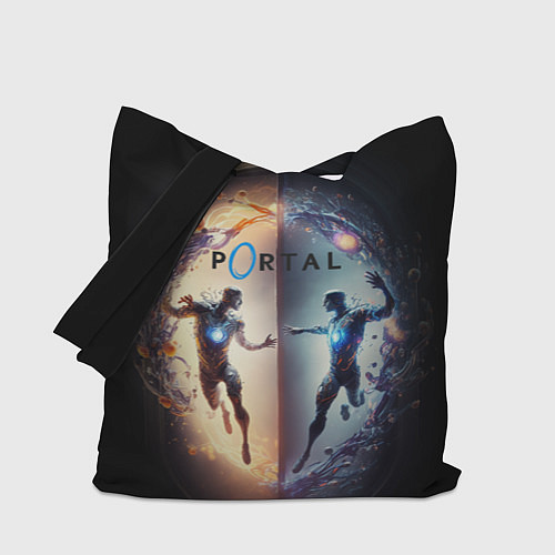 Сумка-шоппер Люди в портале / 3D-принт – фото 1