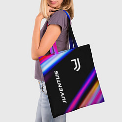 Сумка-шопер Juventus speed game lights, цвет: 3D-принт — фото 2