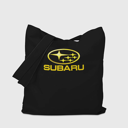 Сумка-шоппер Subaru logo yellow / 3D-принт – фото 1