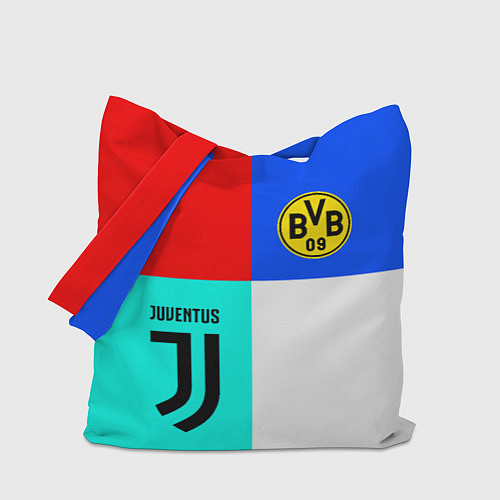 Сумка-шоппер Juventus x Borussia / 3D-принт – фото 1