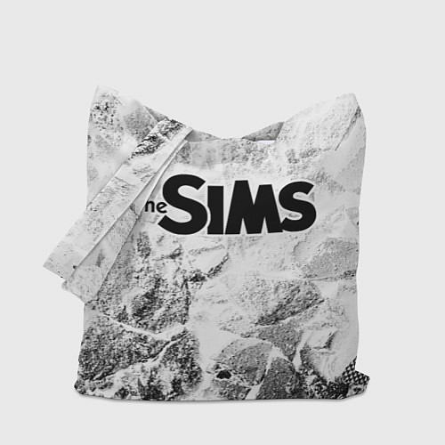 Сумка-шоппер The Sims white graphite / 3D-принт – фото 1
