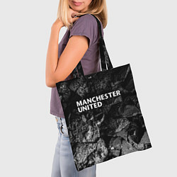 Сумка-шопер Manchester United black graphite, цвет: 3D-принт — фото 2