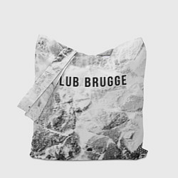 Сумка-шопер Club Brugge white graphite, цвет: 3D-принт