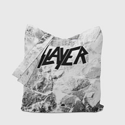 Сумка-шопер Slayer white graphite, цвет: 3D-принт