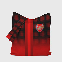 Сумка-шопер Arsenal fc sport geometry steel, цвет: 3D-принт