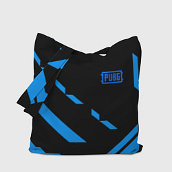 Сумка-шоппер PUBG blue geometry