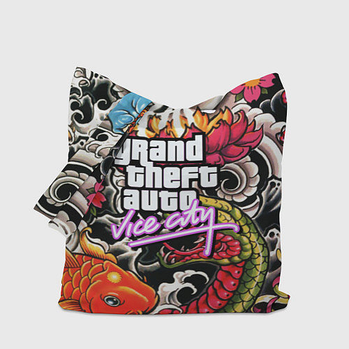 Сумка-шоппер GTA vice city yakudza / 3D-принт – фото 1