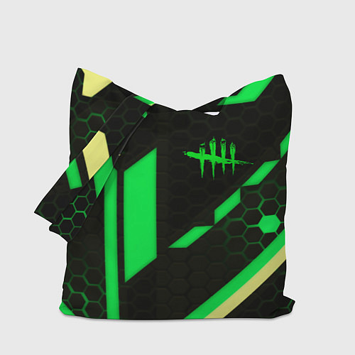 Сумка-шоппер Dead by daylight geometry pattern / 3D-принт – фото 1