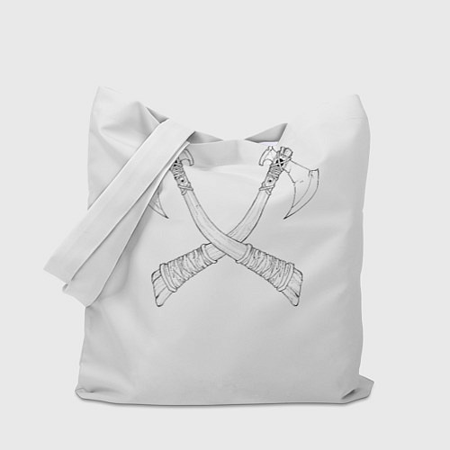 Сумка-шоппер Топоры / 3D-принт – фото 1