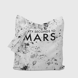 Сумка-шопер Thirty Seconds to Mars dirty ice, цвет: 3D-принт