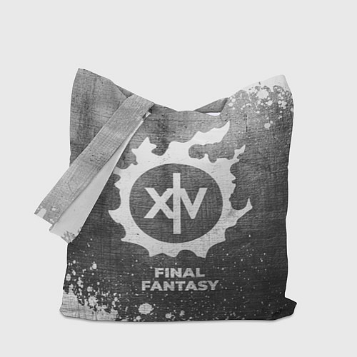 Сумка-шоппер Final Fantasy - grey gradient / 3D-принт – фото 1