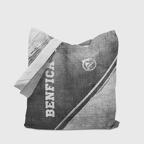 Сумка-шоппер Benfica - grey gradient вертикально / 3D-принт – фото 1