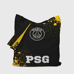 Сумка-шопер PSG - gold gradient по-центру, цвет: 3D-принт