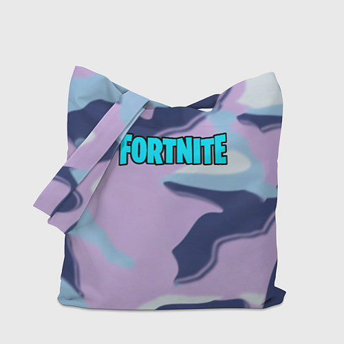 Сумка-шоппер Fortnite camo steel / 3D-принт – фото 1