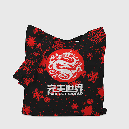 Сумка-шоппер Perfect World winter / 3D-принт – фото 1