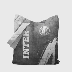 Сумка-шопер Inter - grey gradient вертикально, цвет: 3D-принт